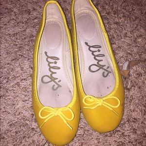 Lily’s yellow/gold ballet flats SOLD